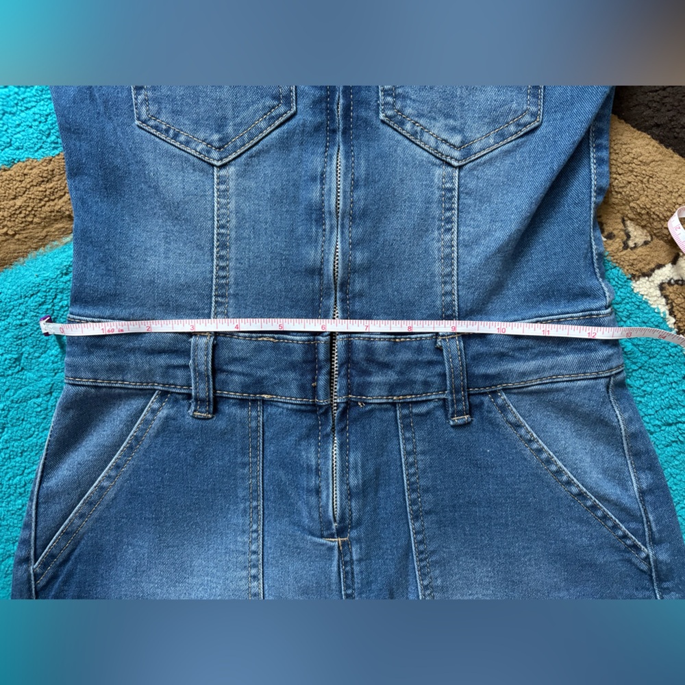 refuge DENIM Romper - Picture 5 of 10